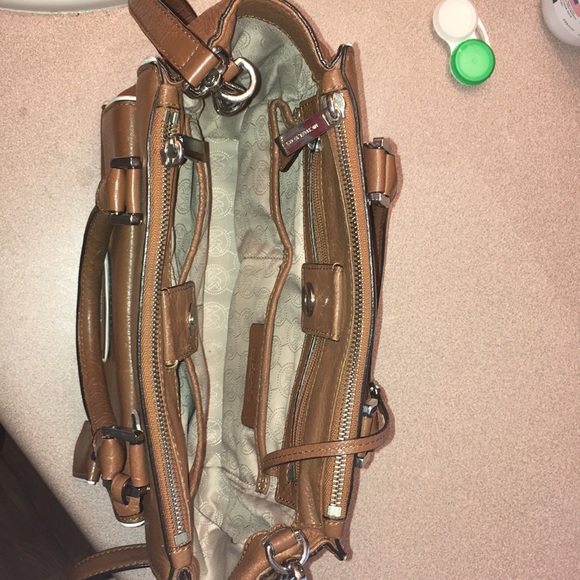 MK Leather Belted Satchel - Picture 4 of 8